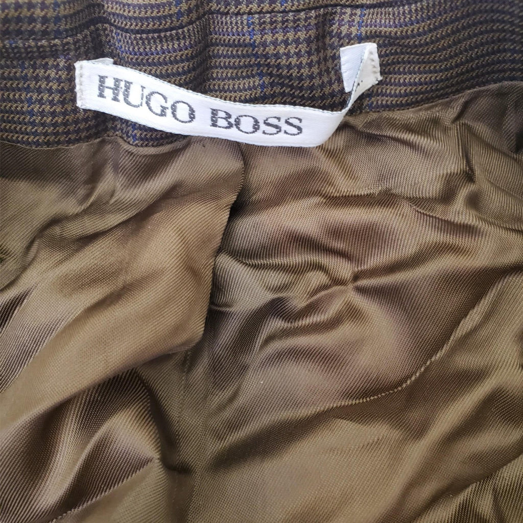 HUGO BOSS Tatlagia 100% Wool Mens Brown Blazer Suit Jacket Sport Coat 42R