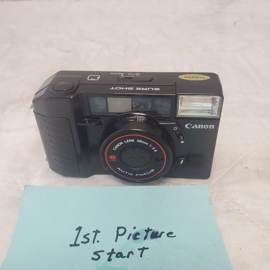 Canon Sure Shot 35mm Film Camera Auto Focus, 38mm f 2.8 Lens