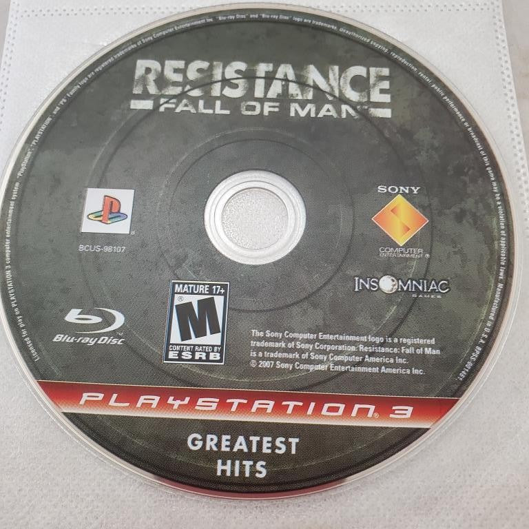 Resistance: Fall of Man Playstation 3 PS3 Video Game Disc Only