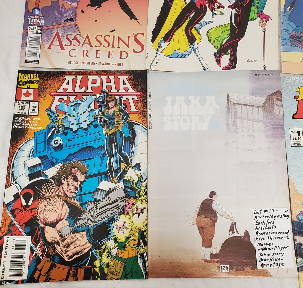 Lot of 12 Archer & Armstrong Backlash Marvel & Other Comic Books #17