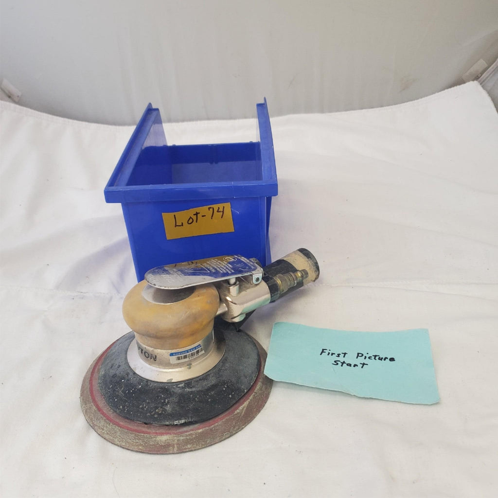 Clayton Pneumatic Jitterbug Random Orbit Air Palm Sander LOT-74