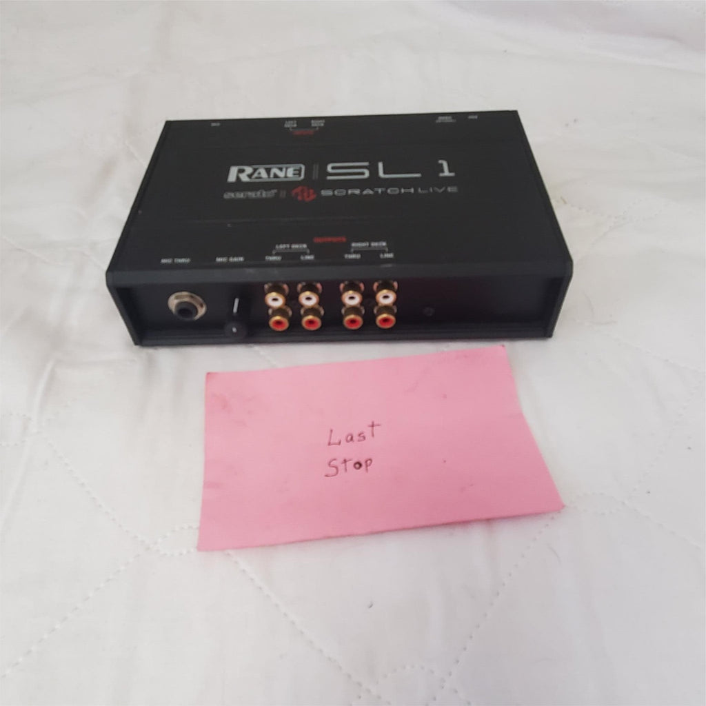 Rane Scratch LIVE 1 SL1 Digital DJ System Audio Interface Serato