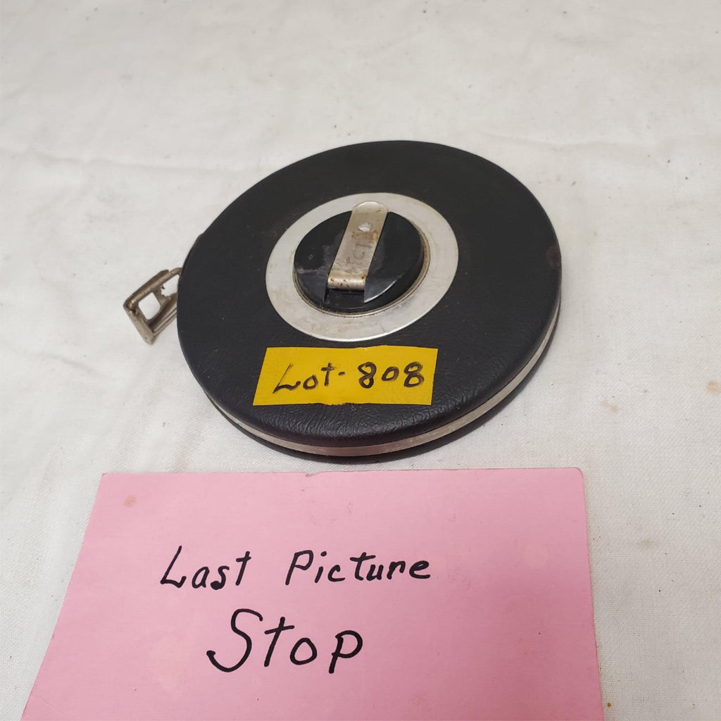Vintage Steel Tape Retractable Tape Measure LOT-808