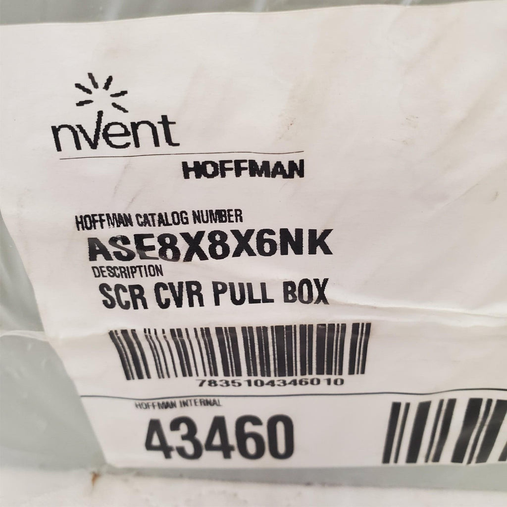 HOFFMAN Enclosure 8 x 8 Inch Nominal Enclosure Carbon Steel ASE8X8X6NK