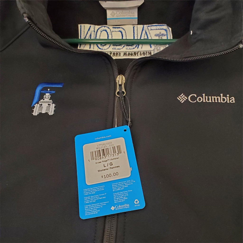 Columbia Men's Kruser Ridge II Softshell Water Resistant Jacket L Black
