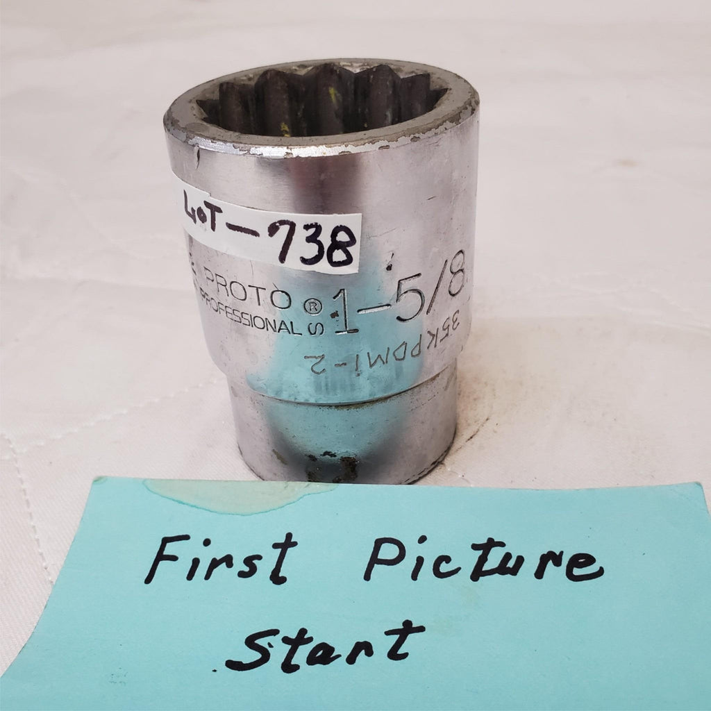 PROTO 5752 USA  1-5/8” Heavy-Duty Socket Tool - LOT 738