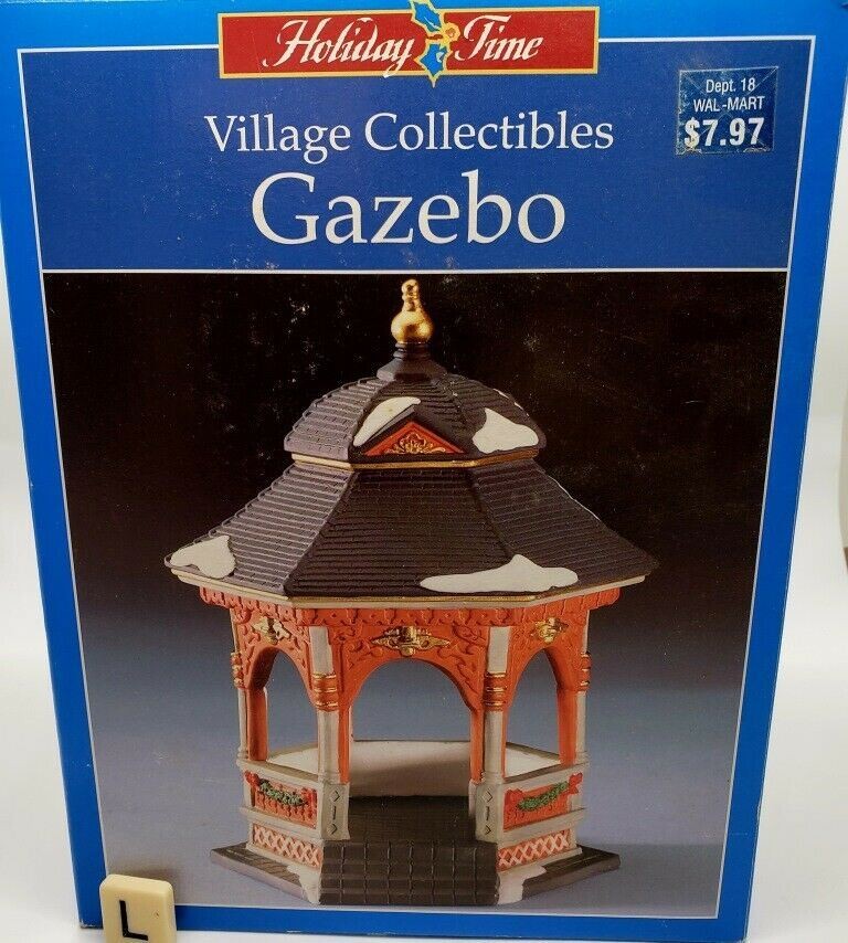 Vintage Original Christmas Holiday Time Vintage Collectibles Gazebo