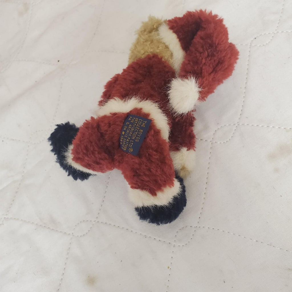 Boyds Bears Winifred  Santa Claus Robe Pink Teddy Plush Bear Stuffed Toys