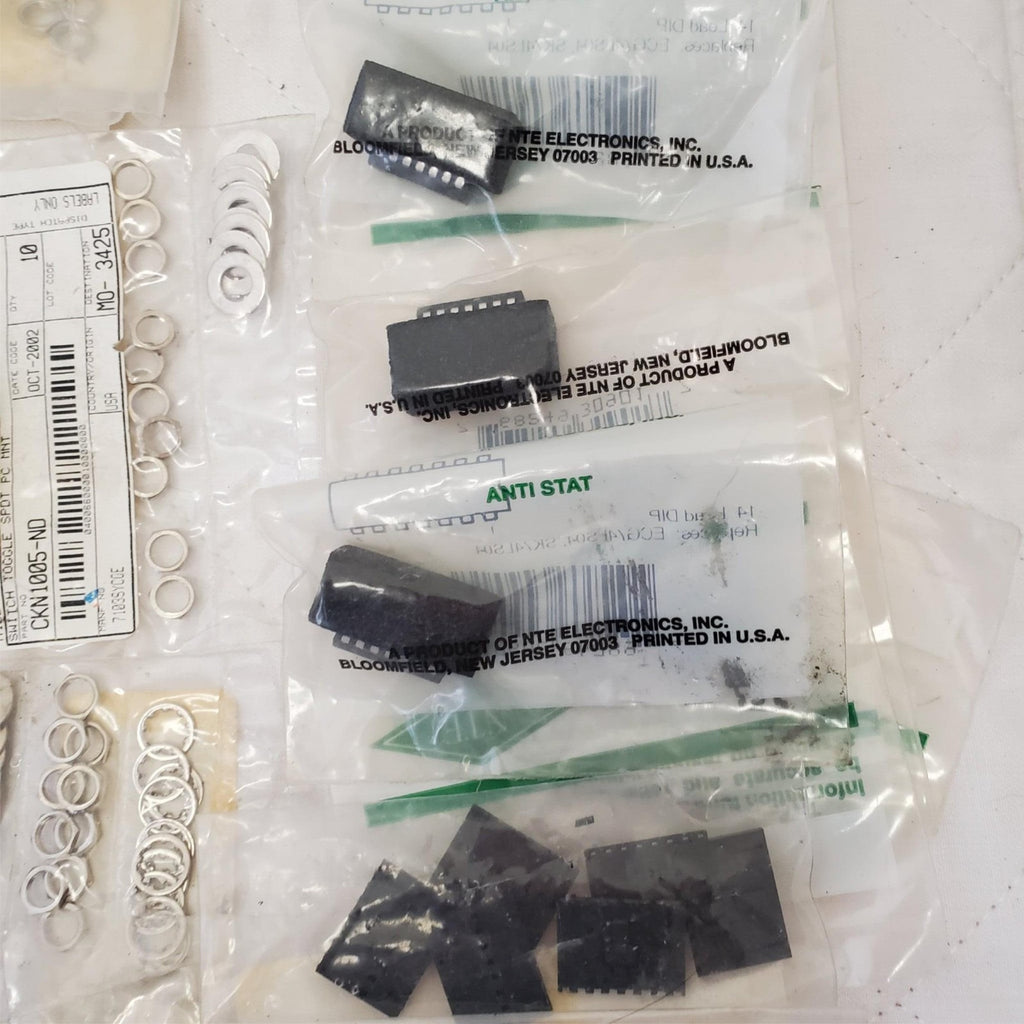 Large Lot of Omron Omega Relays Switches Electronics Parts