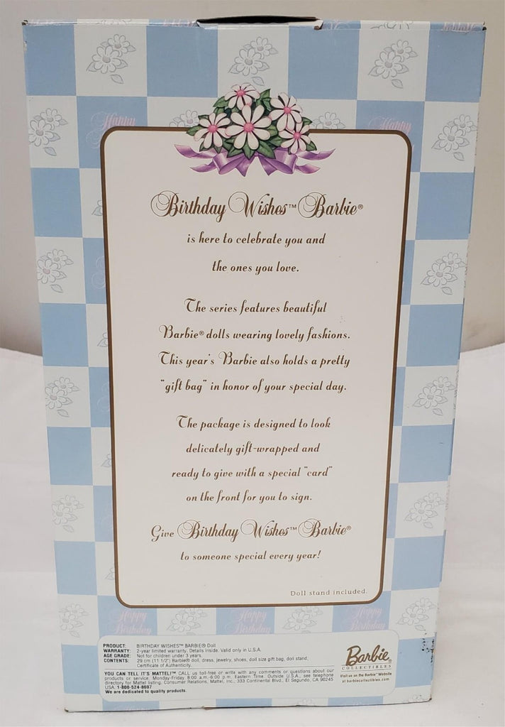 Barbie 2000 - Birthday Wishes Barbie Doll - Collector Edition