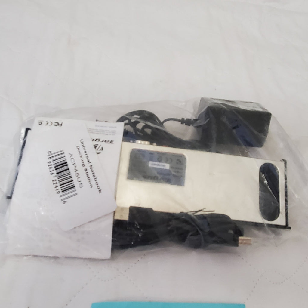 Used Targus ACP45US USB Standard Laptop Docking Station With Digital Audio 