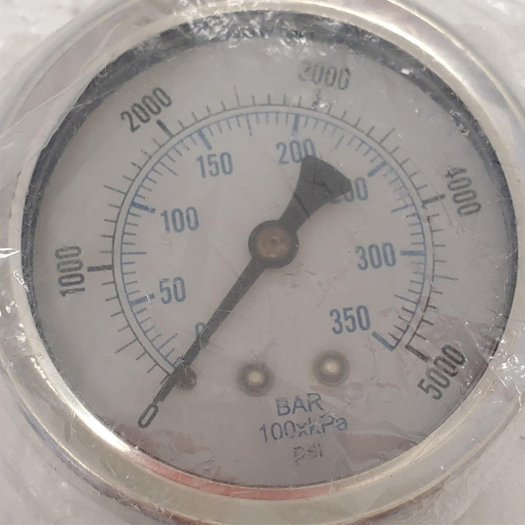 Liquid Filled 5000 PSI Stainless Steel Pressure Gauge