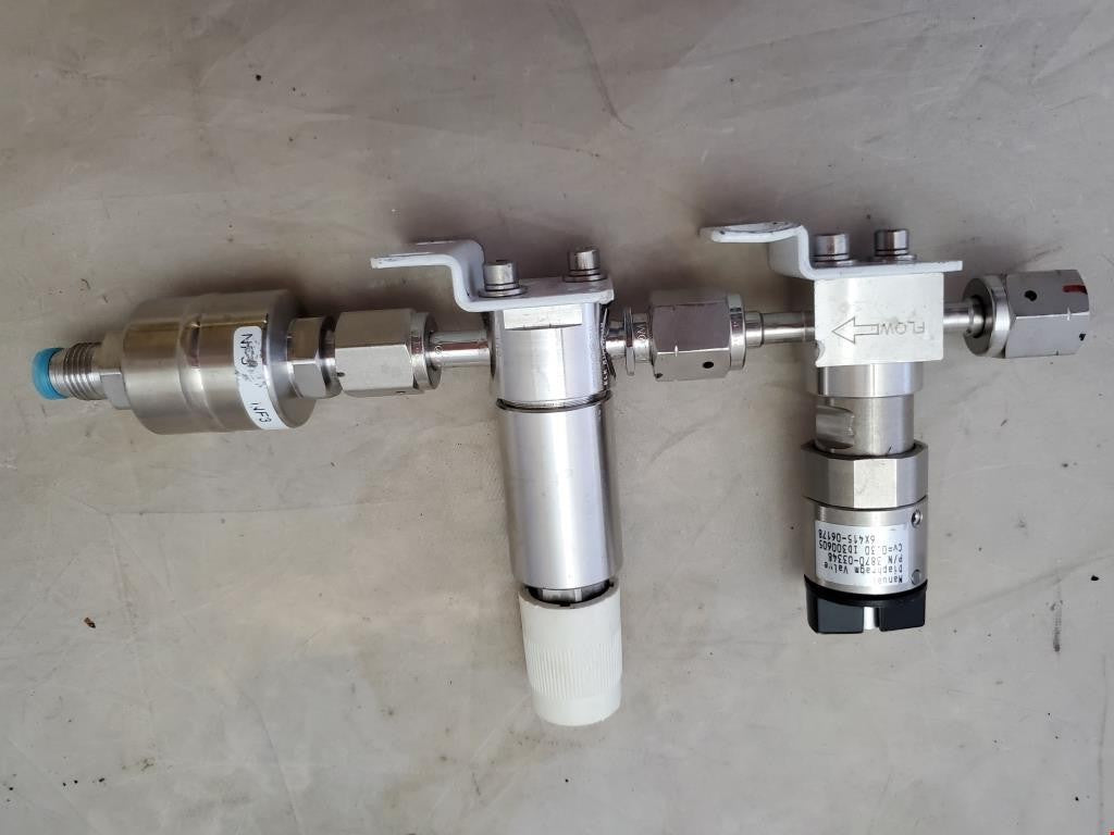Tescom NF3 Regulotor Valve with Sanitary Butterfly Valve SUS316L