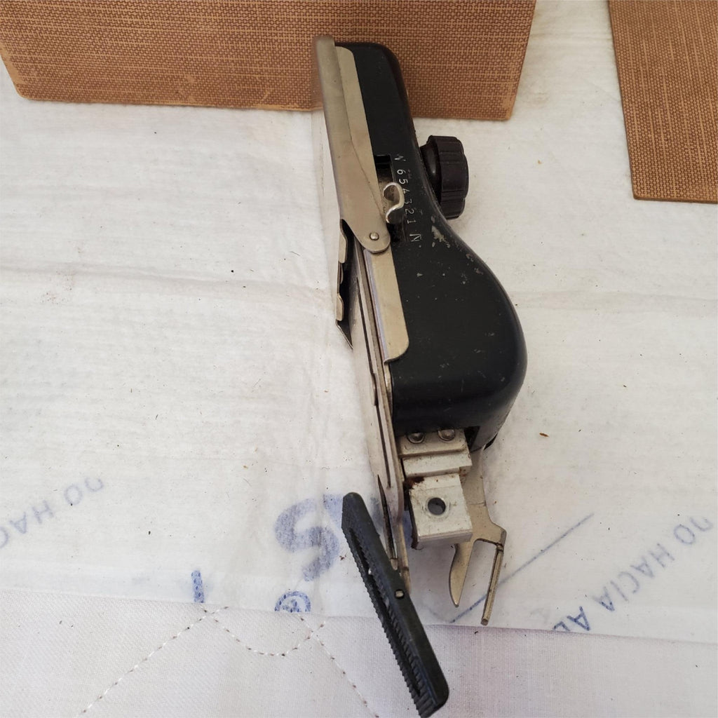 Vintage Sewing Greist Products Rotary Button Holer in Original Box