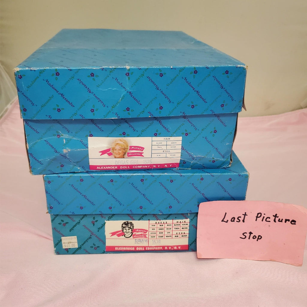 Madame Alexander #1575 Degas Girl #1578 Renoir Dolls Set with Box