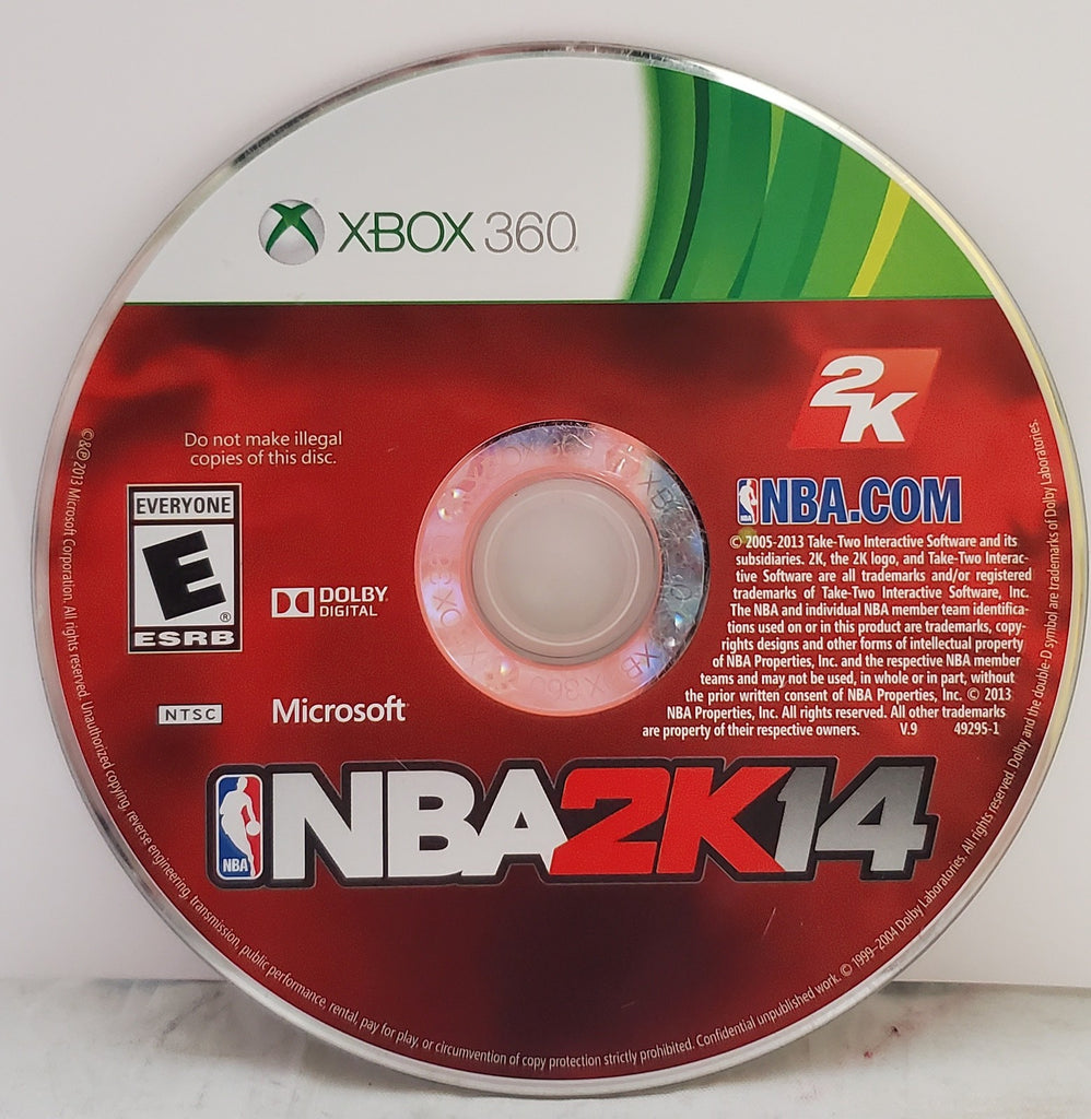 NBA 2K14 Microsoft Xbox 360 Video Game Disc Only