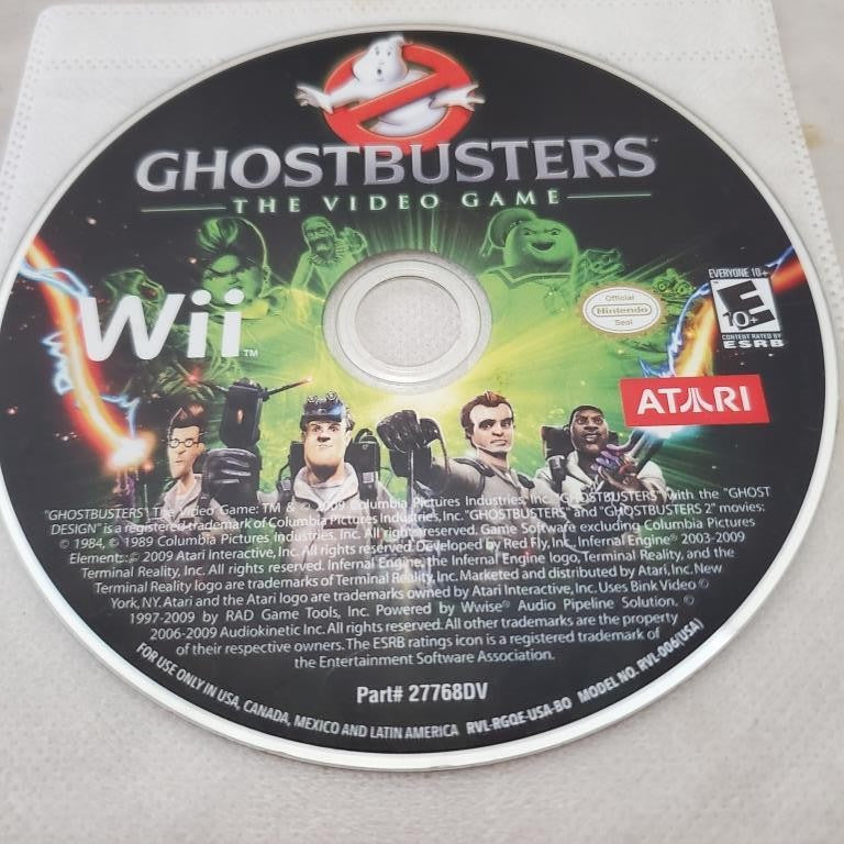 Ghostbusters: The Video Game Nintendo Wii Game Disc Only
