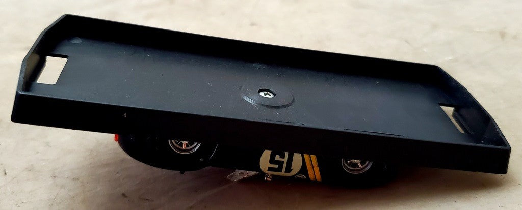 Vintage Used 15 Black Diescast Race Car Excellent Condition