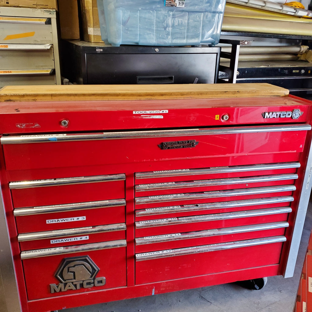 MATCO TOOLS Rolling Tool Box  w/12 Drawers (2) Local Pickup Only