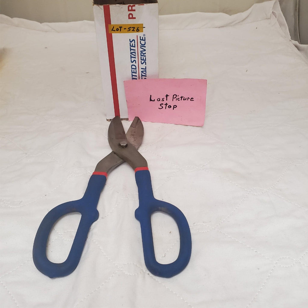 Steel 12In Tin Snip Scissors Hand Tool LOT-526