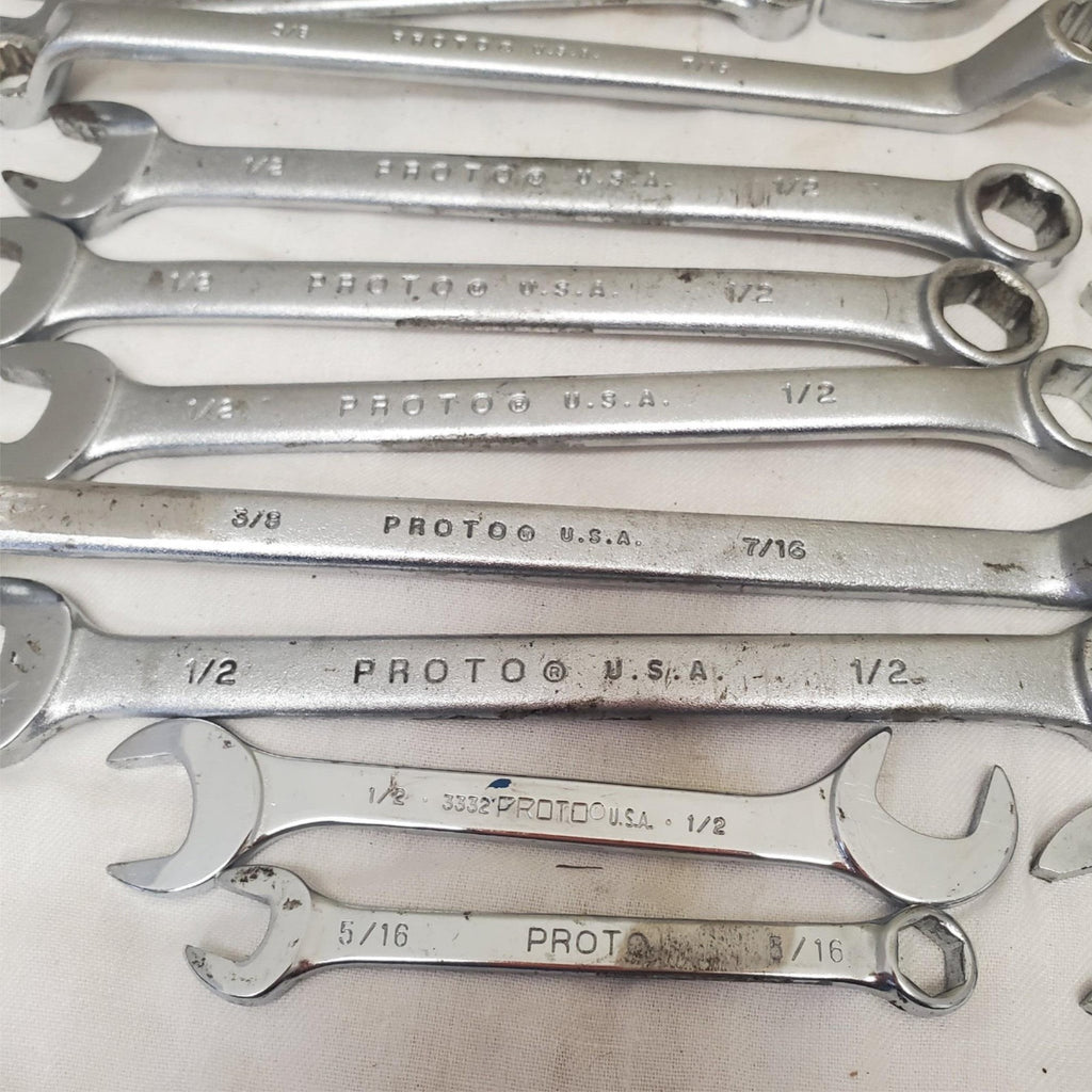 Lot of Assorted Proto Wrenches Set LOT-357