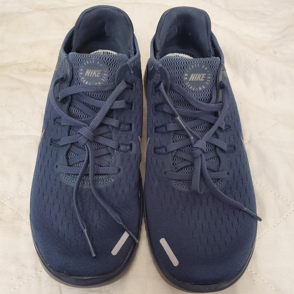 Nike Mens Free RN Flyknit 2018 Thunder Blue Running Shoes
