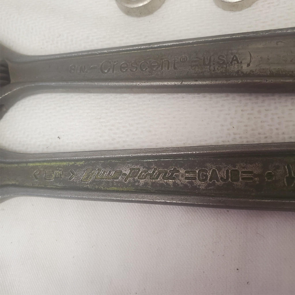 Lot of 5 Blue-point, Crescent & Craftman Adjustable Wrench LOT-1040