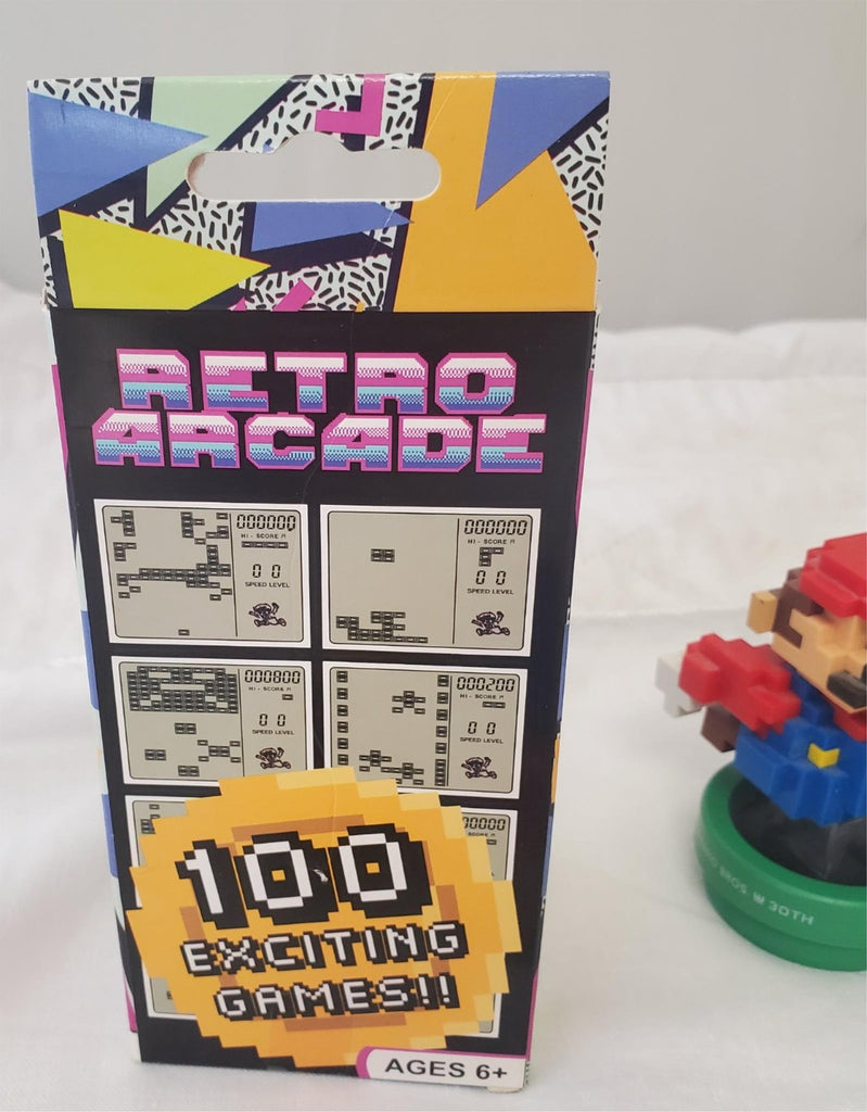 Supermario Bros. 30th Amiibo with Retro Arcade and Pez