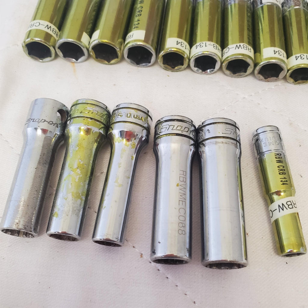 Lot of Snap-On Assorted Various Drive Sockets LOT 497