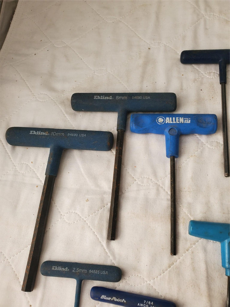 Lot of 20 Multi Size Assorted T Handle Hex Wrench LOT 227