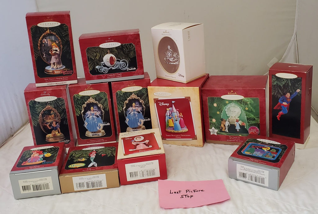 Lot of 13 Hallmark Ornament Disney The Enchanted Memories Collection Series