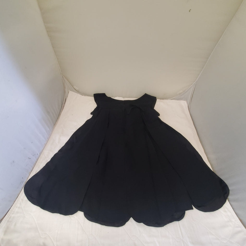 Vintage Women Fashion Sleeveless Black Dress