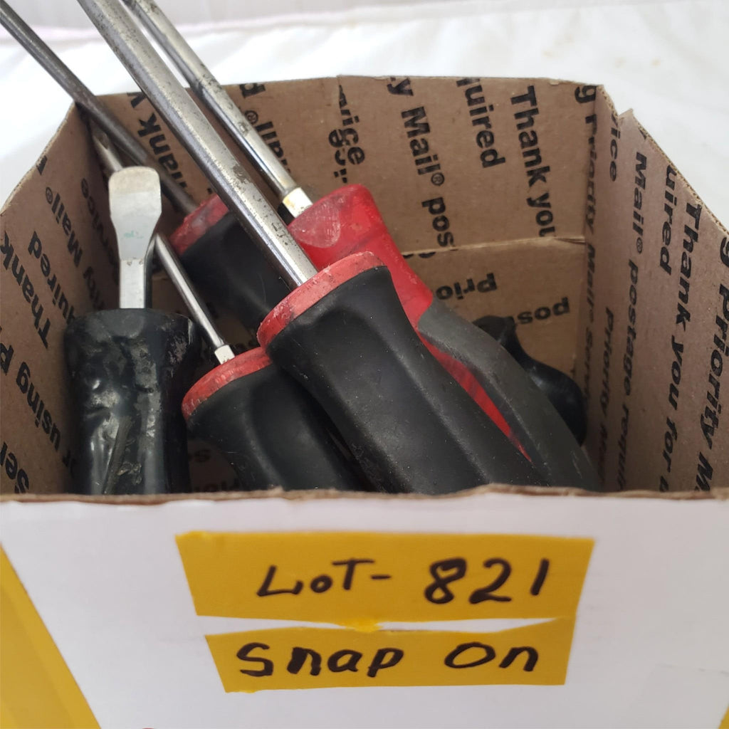 Lot of 6 Snap-On Soft Grip Combination Screwdriver Set LOT-821