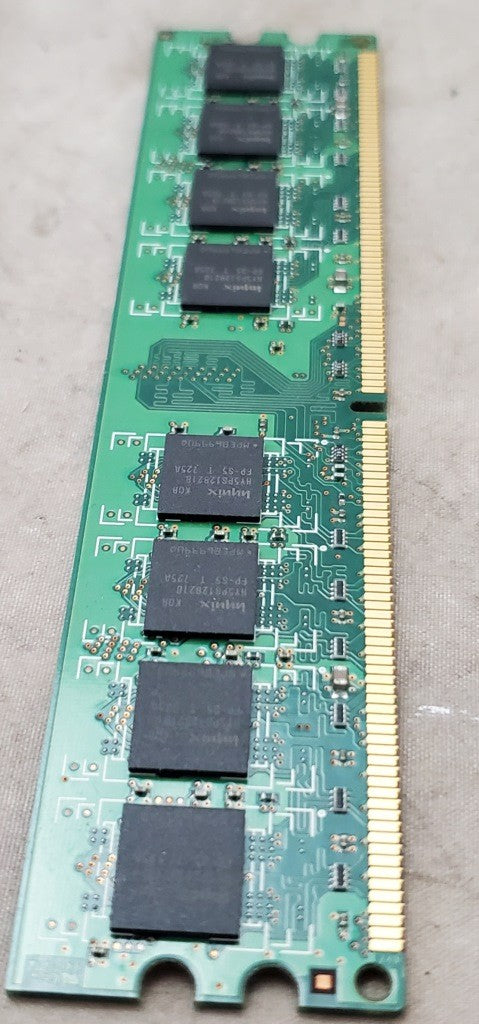 One Hynix 1GB 2Rx8 PC2-6400U-555-12 Korea 05 HYMP512U64BP8-S5- AB-T