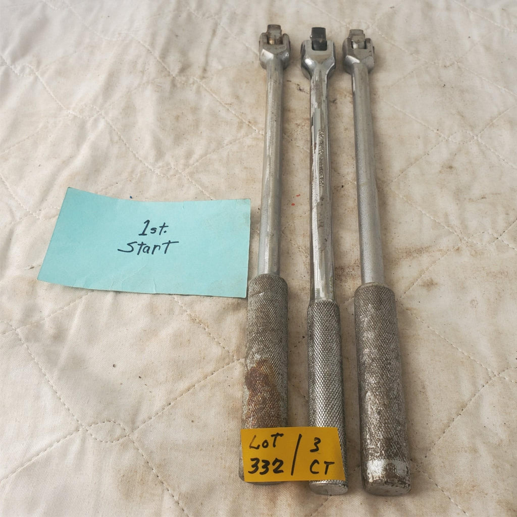 Lot of 3 PROTO & Other Drive Flex Head Breaker Bar Extension LOT 332