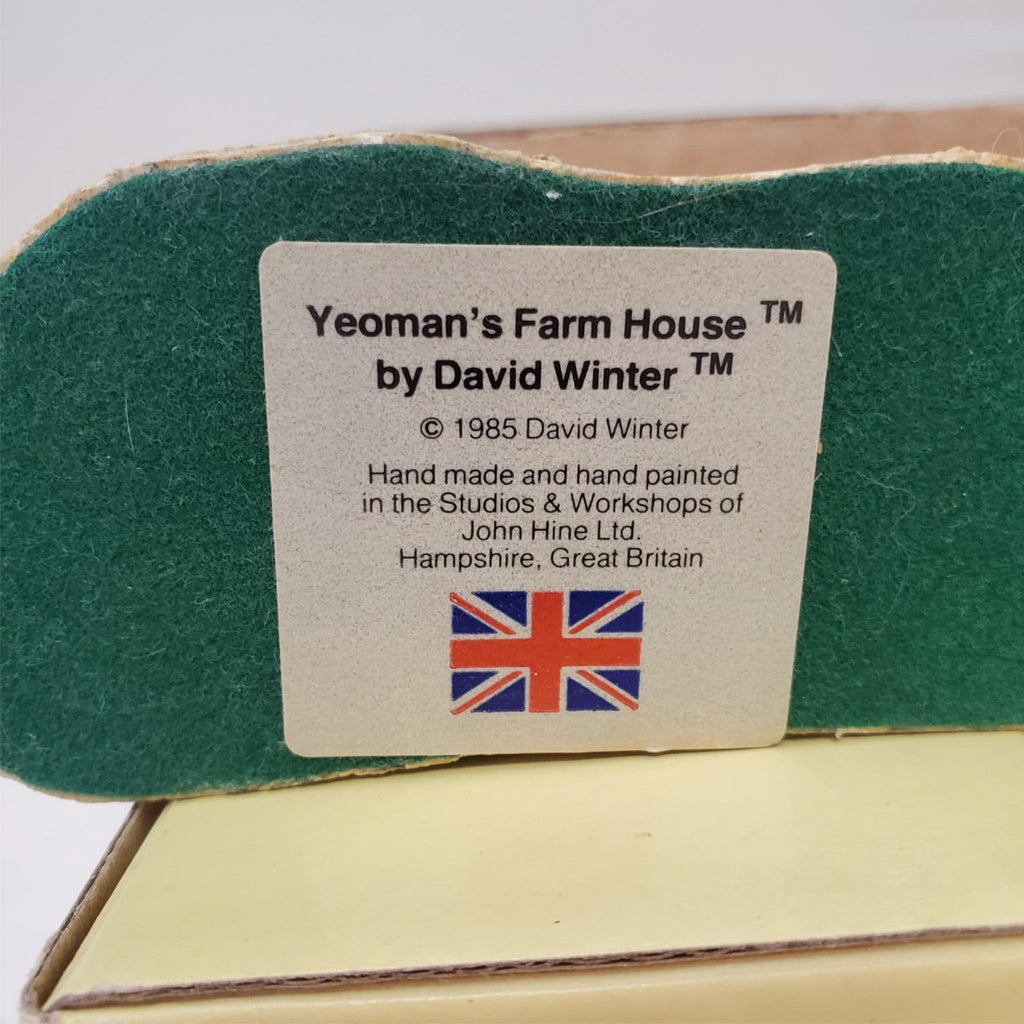 David Winter's The Windmill & Yeomans Farm House Handmade & Hand Painted