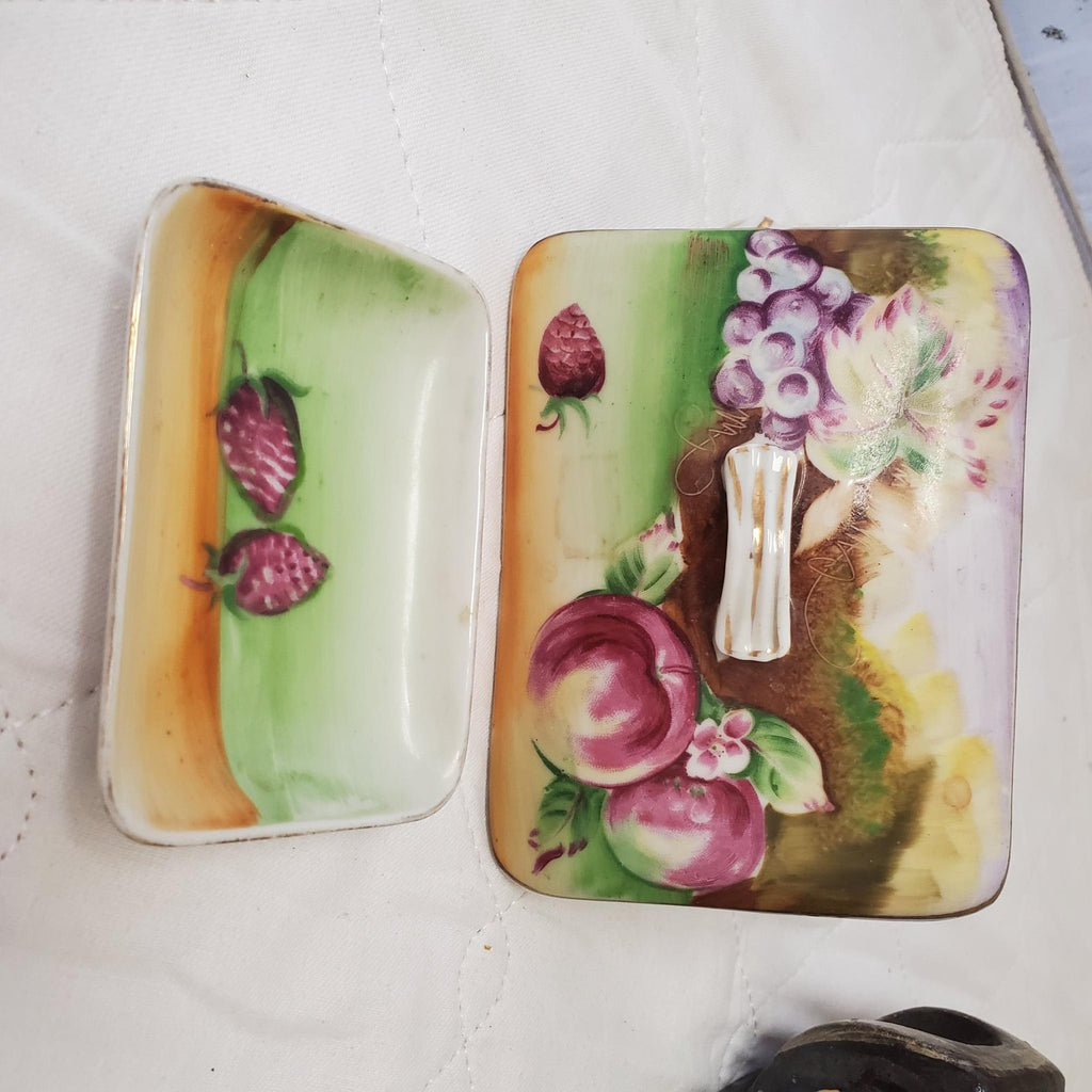 Lot of Hand Painted Ceramic Dishware Candy Dishes
