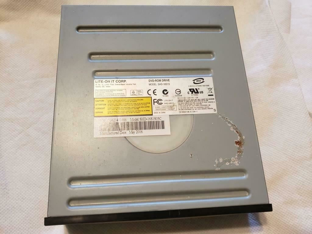 Used Lite-on it Corp DVD-Rom Drive Model: SHD-16P1S