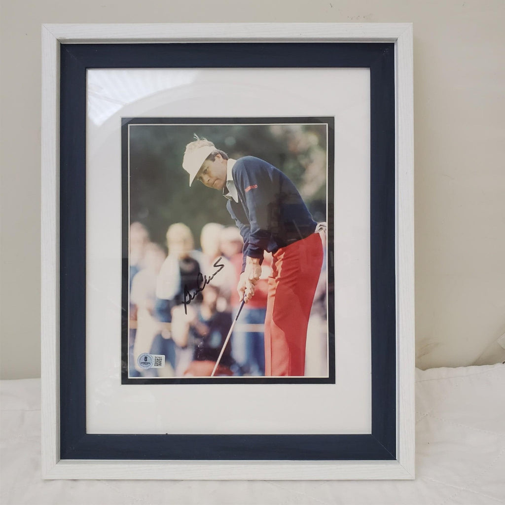 Ben Crenshaw Framed Signed Photo with Authenticity