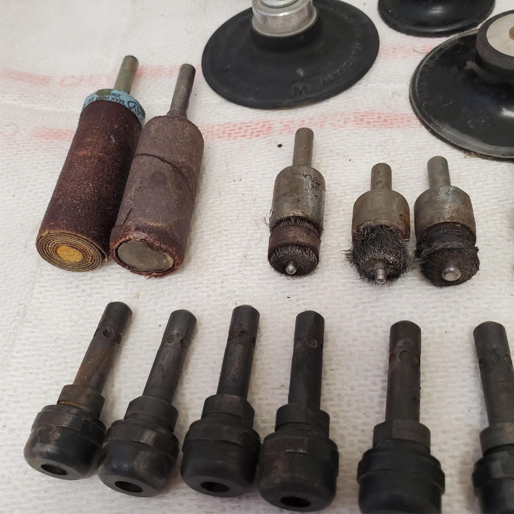 Lot of Rotary Tool Accessories Grinding Wheels, Sanding Drums & More LOT-927