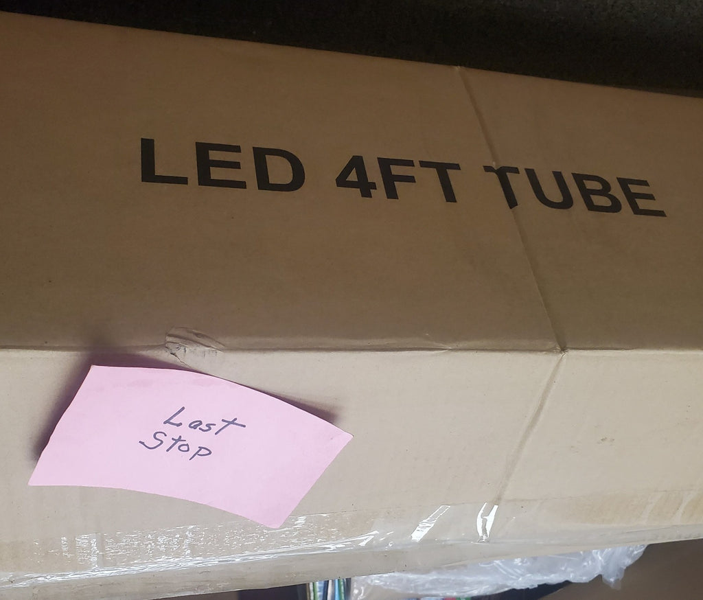 Lot of 25 Vertical Fridge Light 4FT LED Tube Light 18W 4000K
