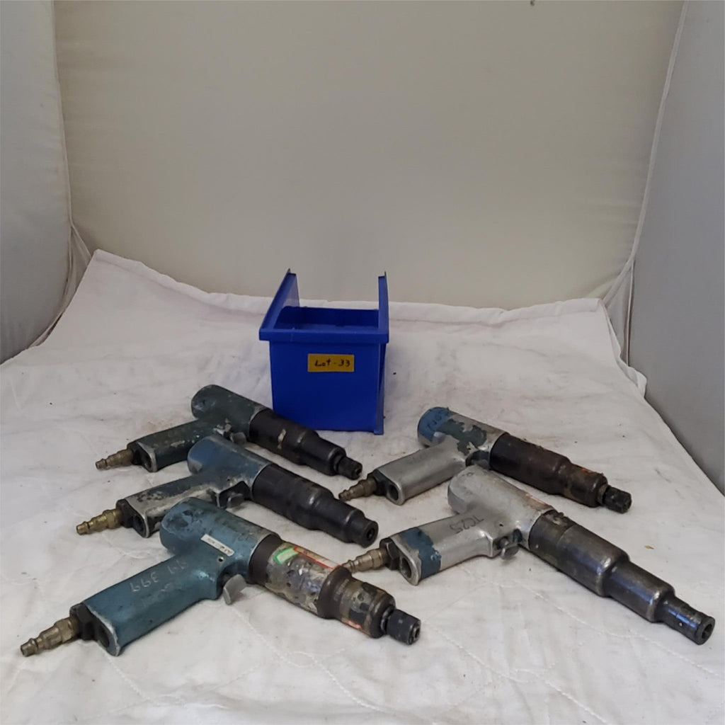 Lot of 5 Cleco 88RSAPT-5CQ Pneumatic Screwdriver Gun #33