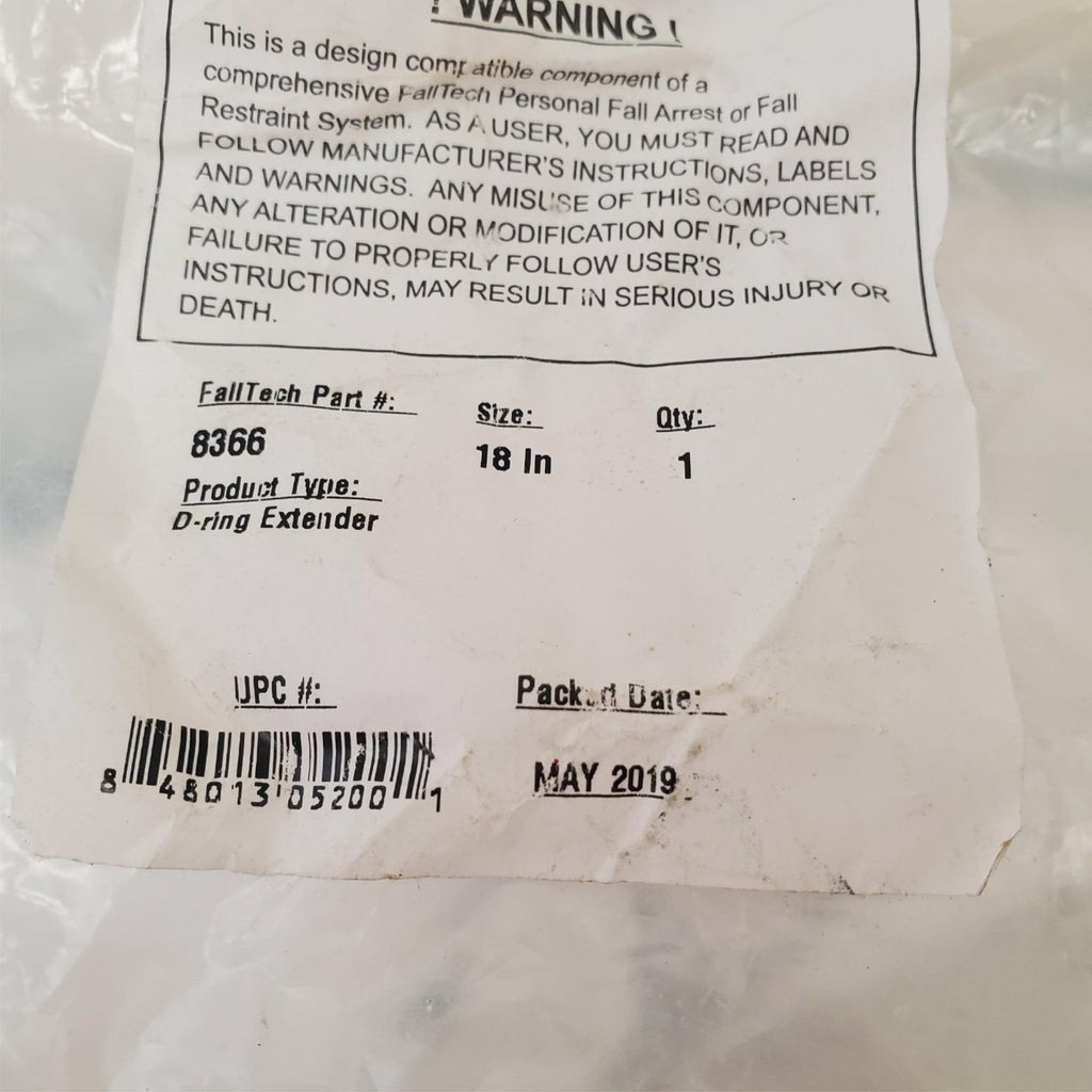 Lot of 3 Falltech D-Ring Extender LOT-634