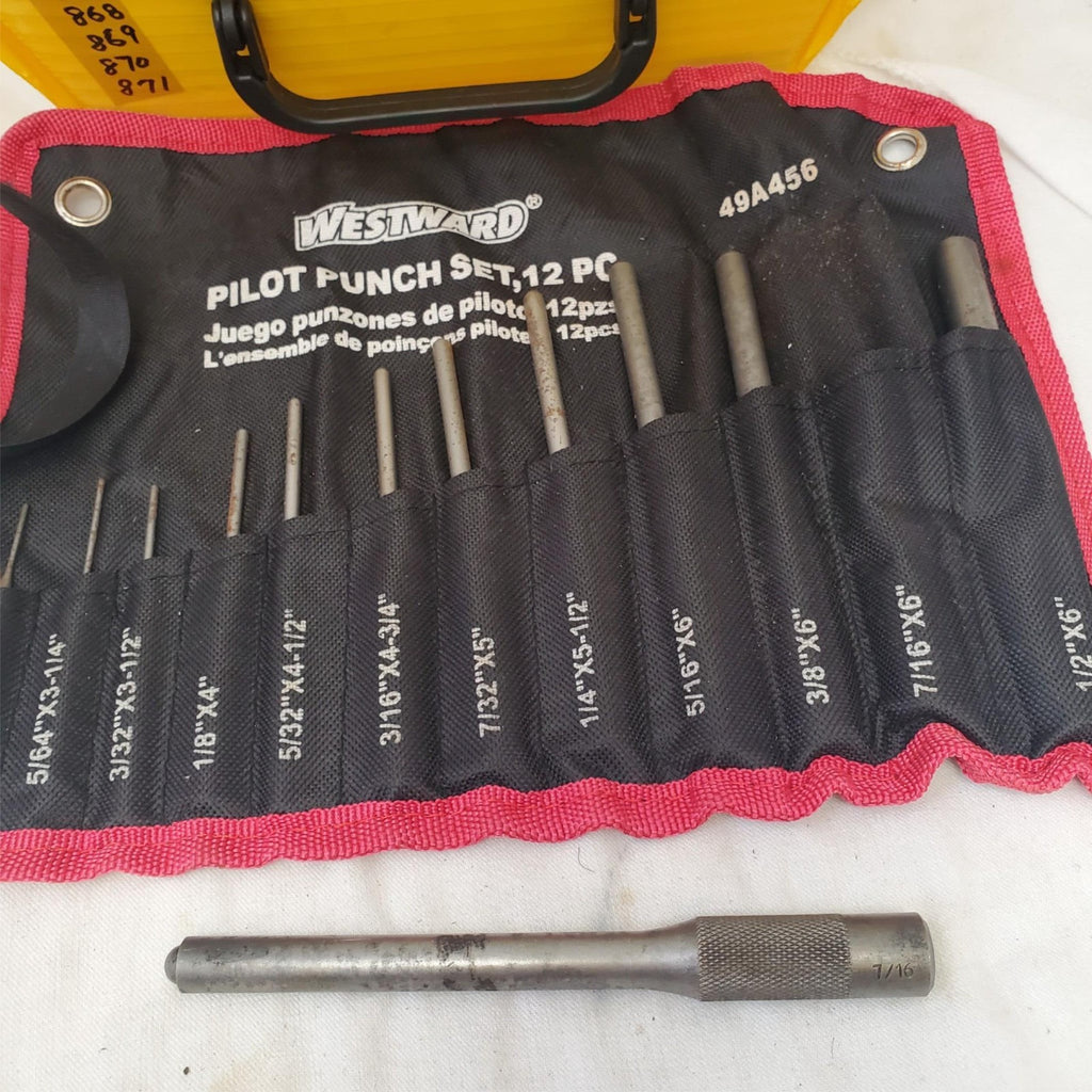 Set of 12 Westward 49A456 Pilot Punch LOT-868