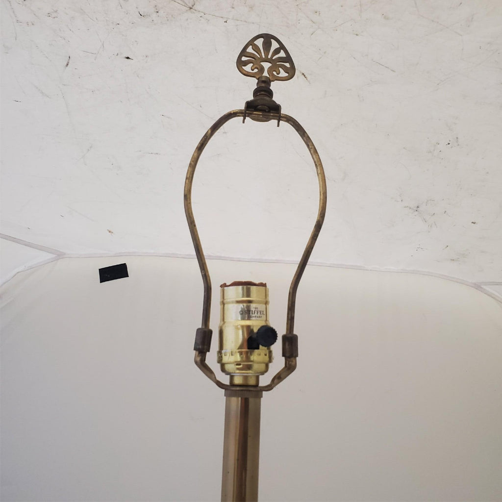 Vintage Stiffel Solid Brass Portable Table Lamp Y