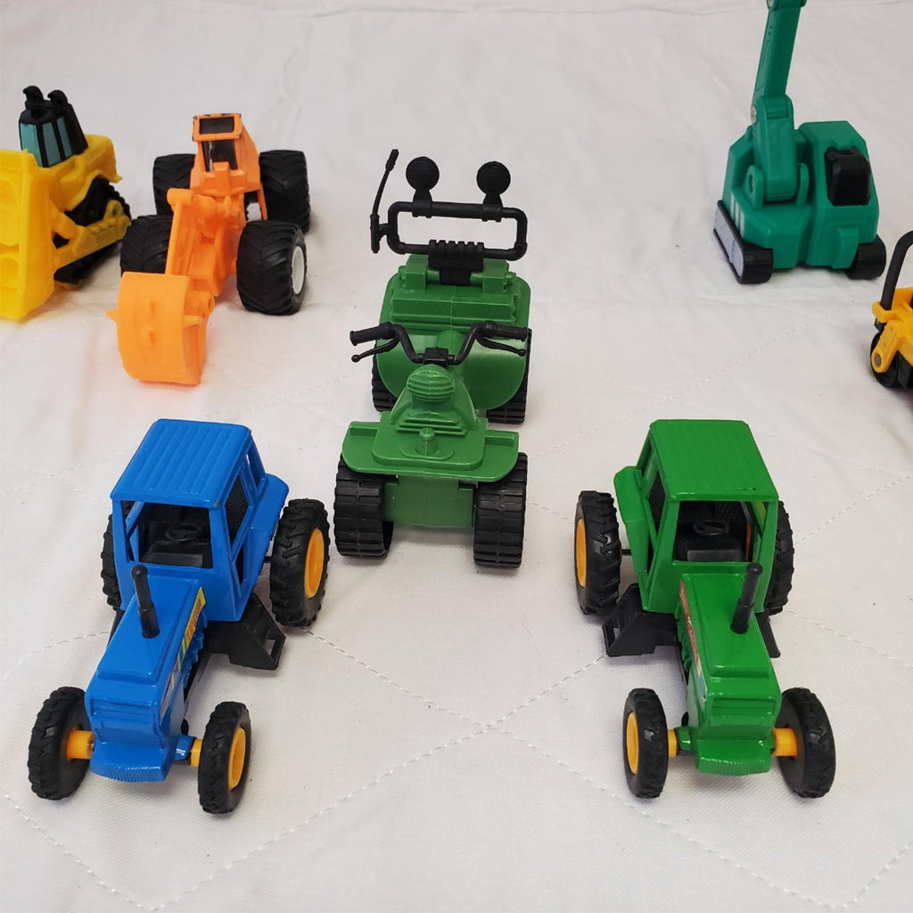 Lot of Assorted Monster Jam Dugg Dirt Squad Monster Truck Toys