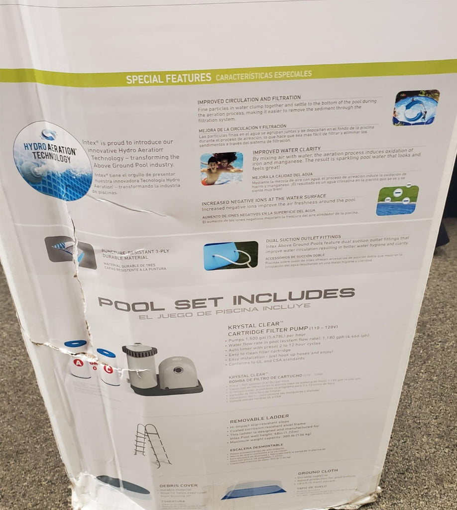 Intex 18ft X 48ft Easy Set Above Ground Pool