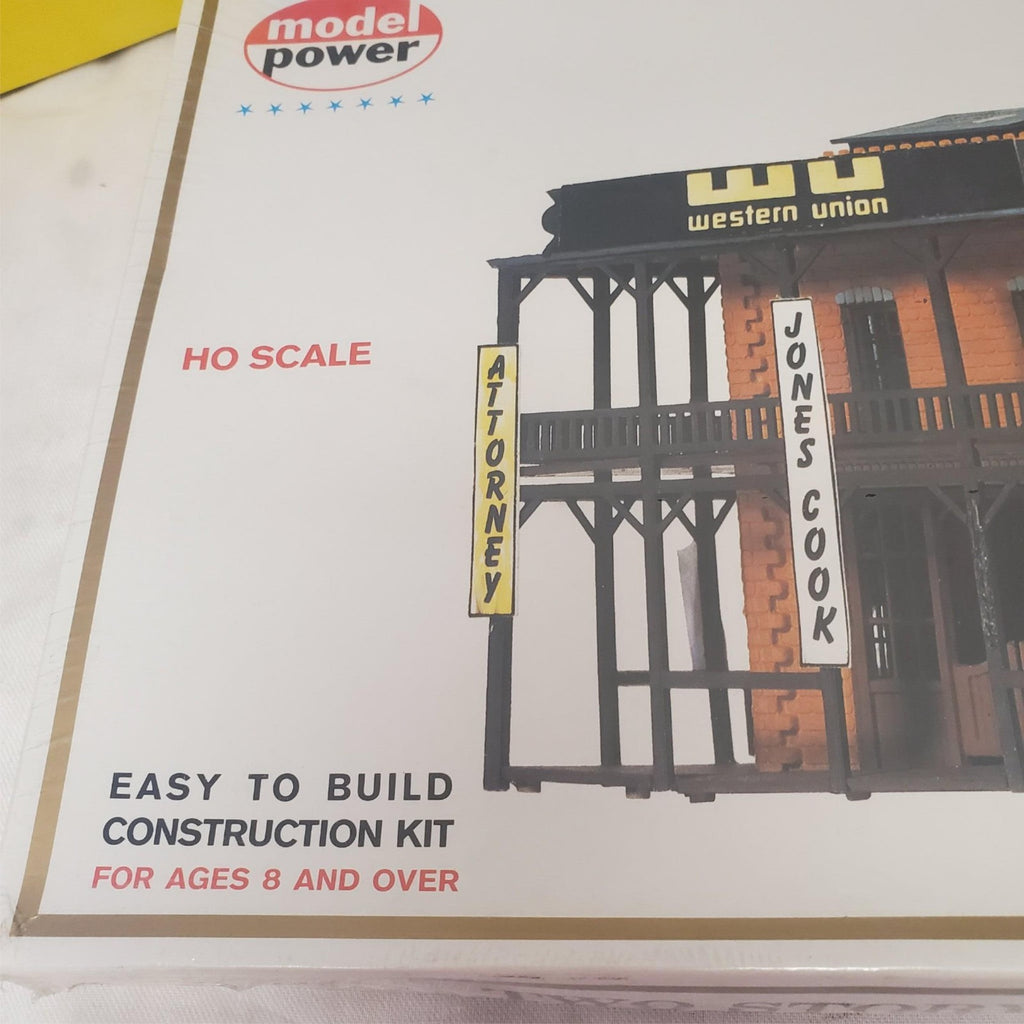 Lot of 4 Vintage HO Scale9784,9602,9782 Kibri Model Power Western Union Building