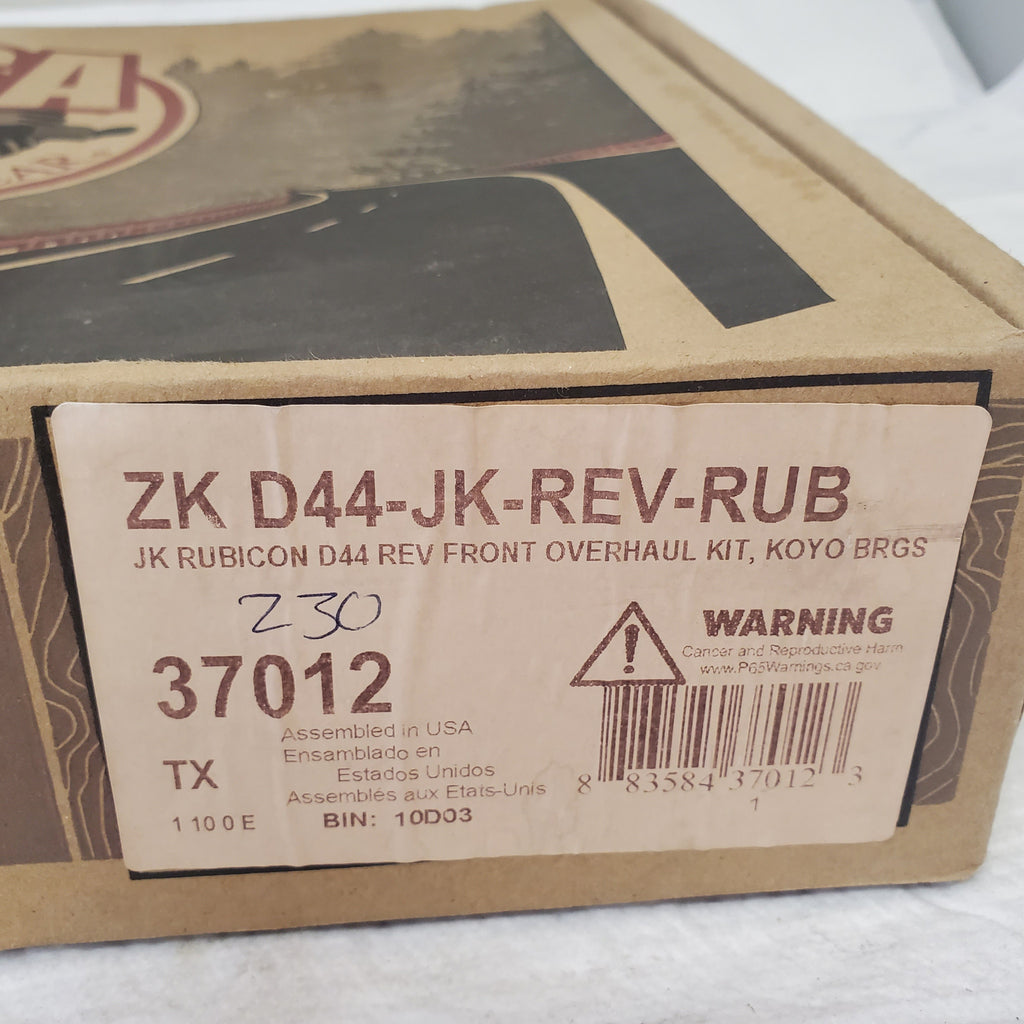 USA Standard Gear ZK D44-JK-REV-RUB Master Overhaul Kit Fits 07-17 Wrangler (JK)