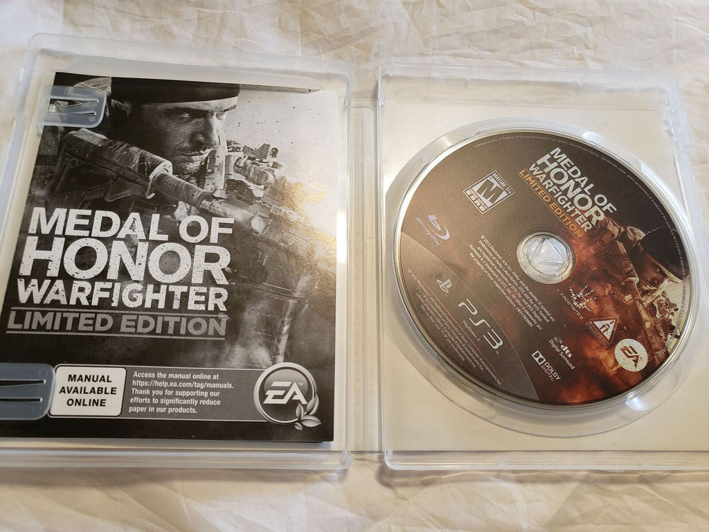 Medal of Honor Warfighter Limited Edition Playstation 3 Video Game PS3 Shooter